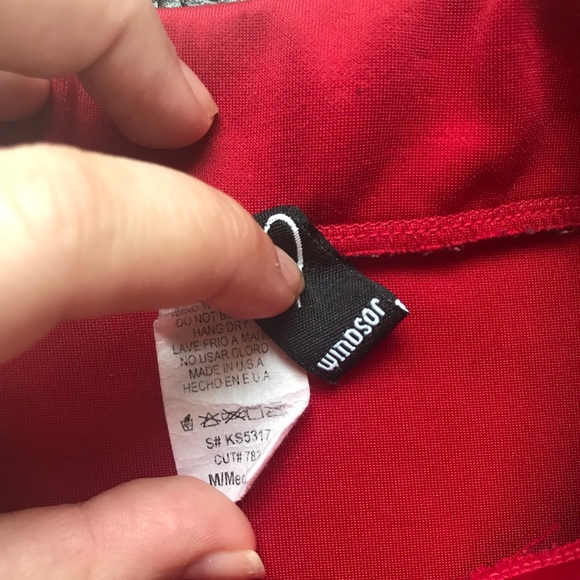 Red Flamenco Skirt with Slit❤️😘😏 Medium-Windsor - Picture 4 of 4